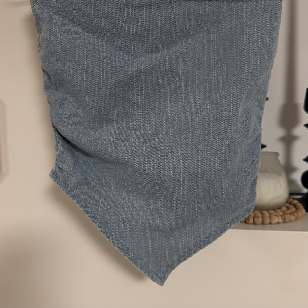 Denim Tube Top - Picture 3 of 7